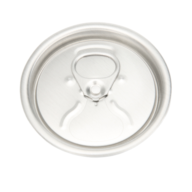 Beverage Can 200 B64 RPT LOE Easy Open End(Plain Silver)